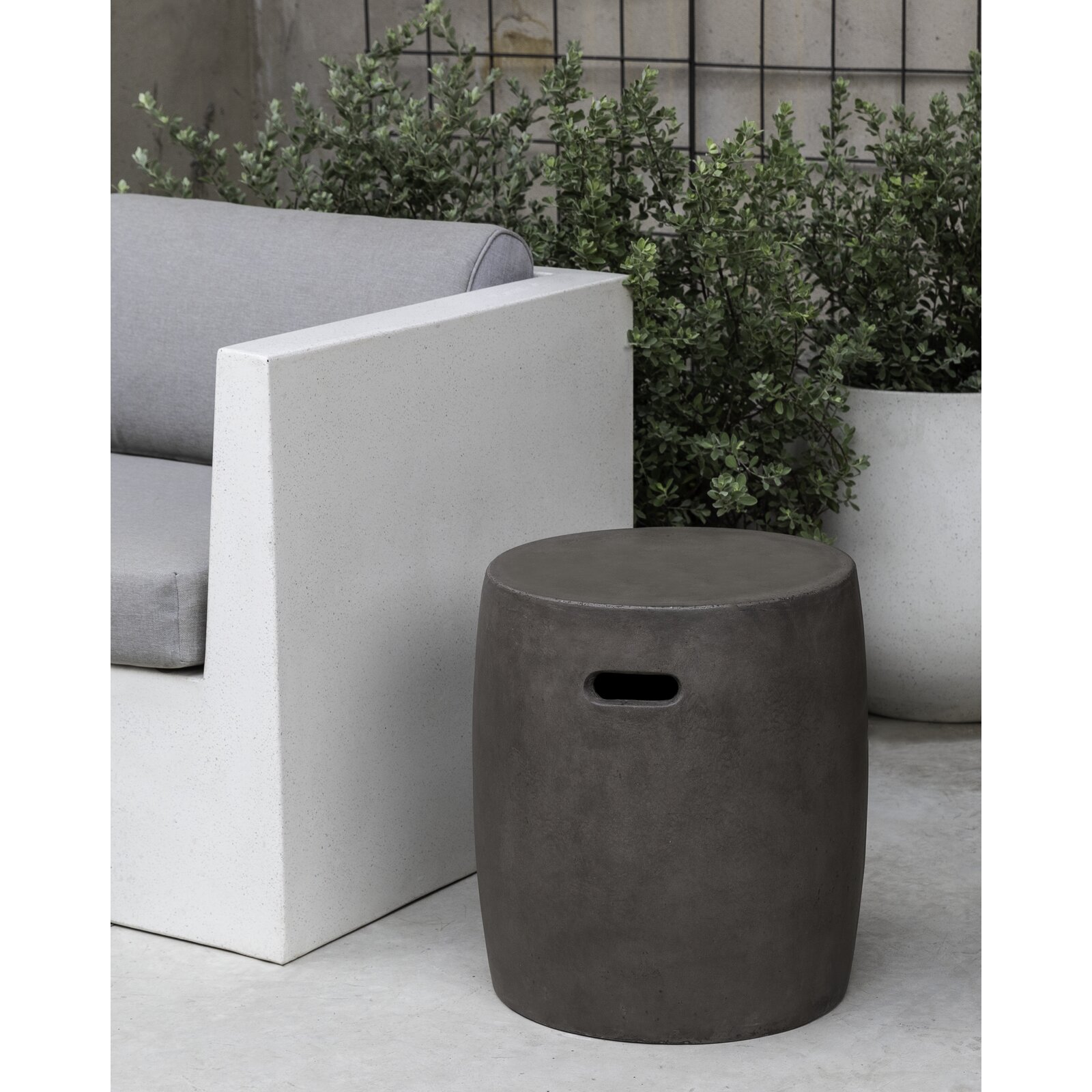 Campania International, Inc Urban Concrete Outdoor Side Table & Reviews